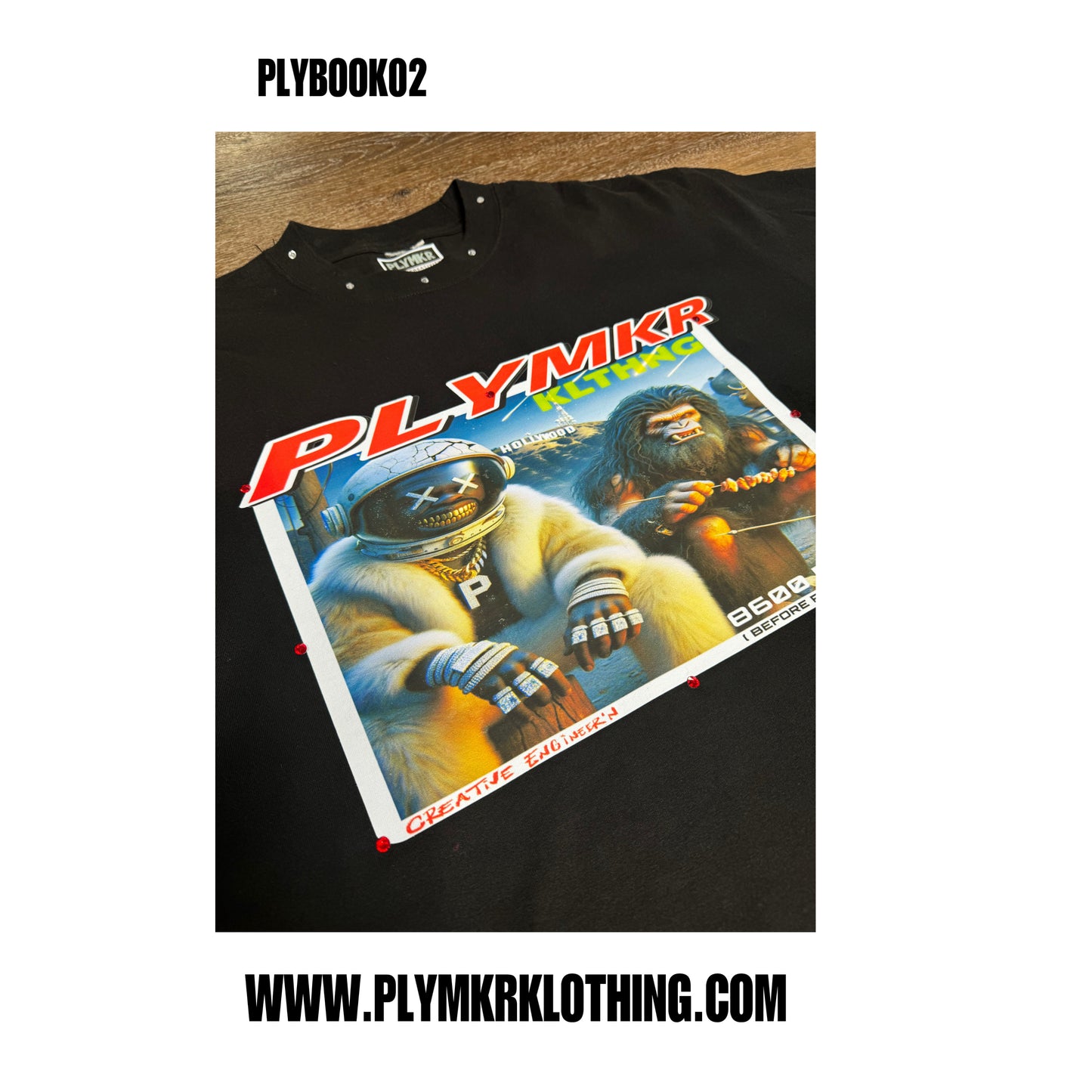 “Before PLYMKR” v1 Tee ( Black )
