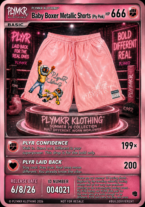 Baby Boxer Metallic Shorts (PLY PINK)