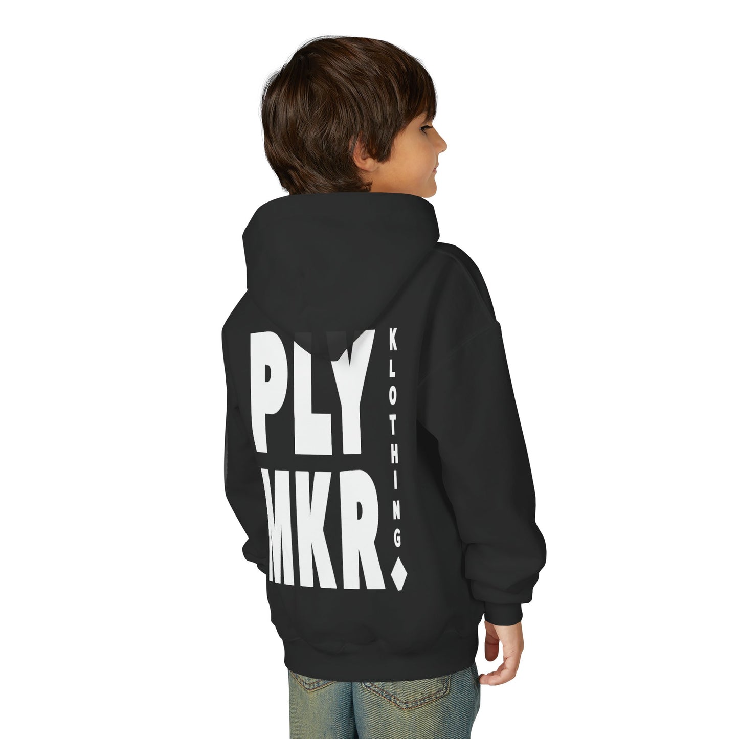 8600 PLYMKR on the go Racing Youth Hoodie