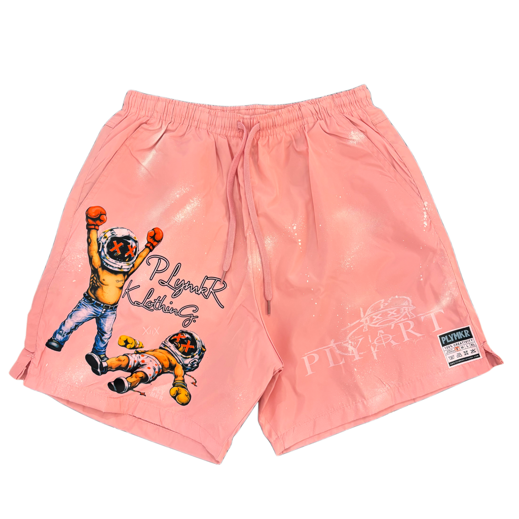 Baby Boxer Metallic Shorts (PLY PINK)