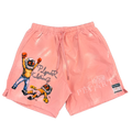 Baby Boxer Metallic Shorts (PLY PINK)