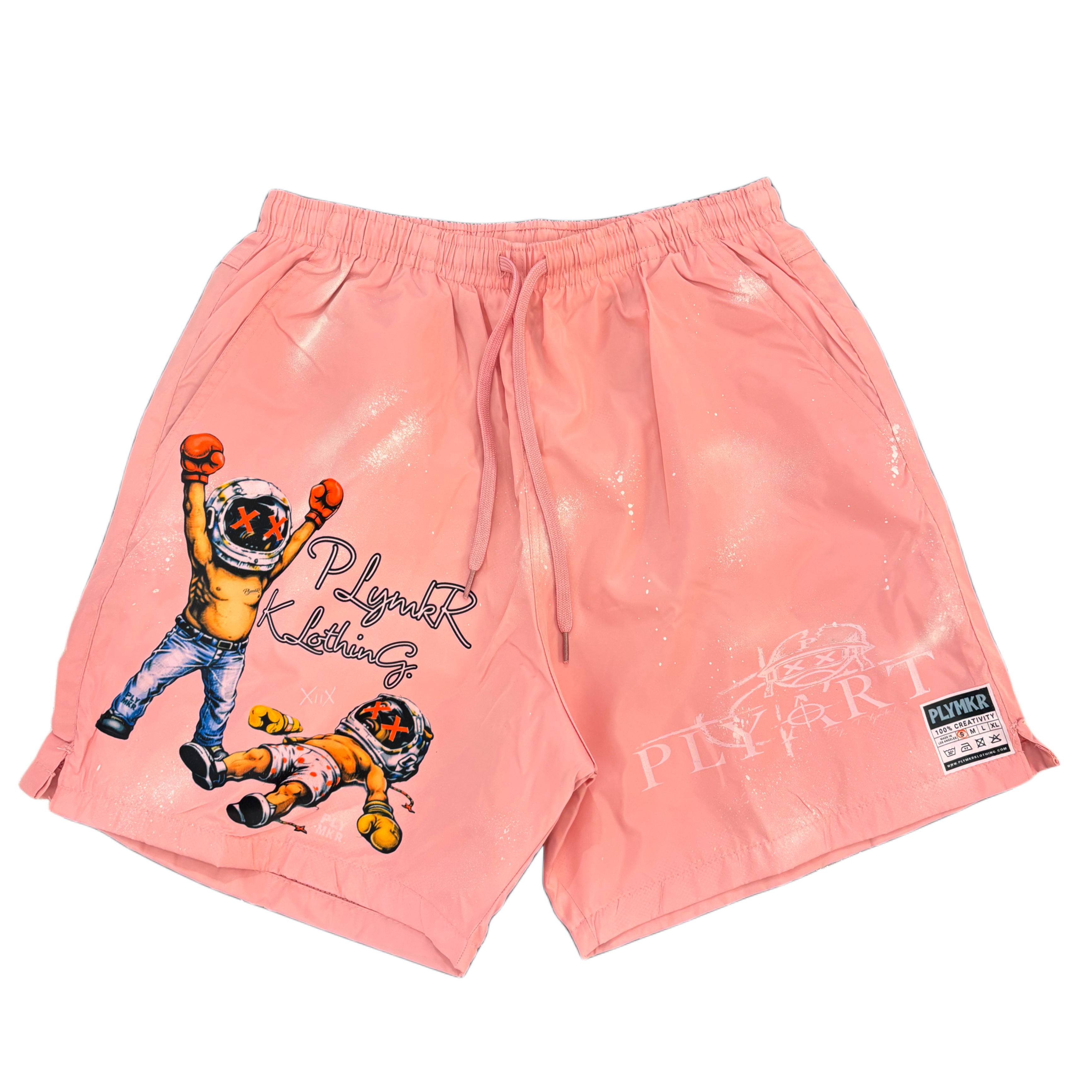 Baby Boxer Metallic Shorts (PLY PINK)