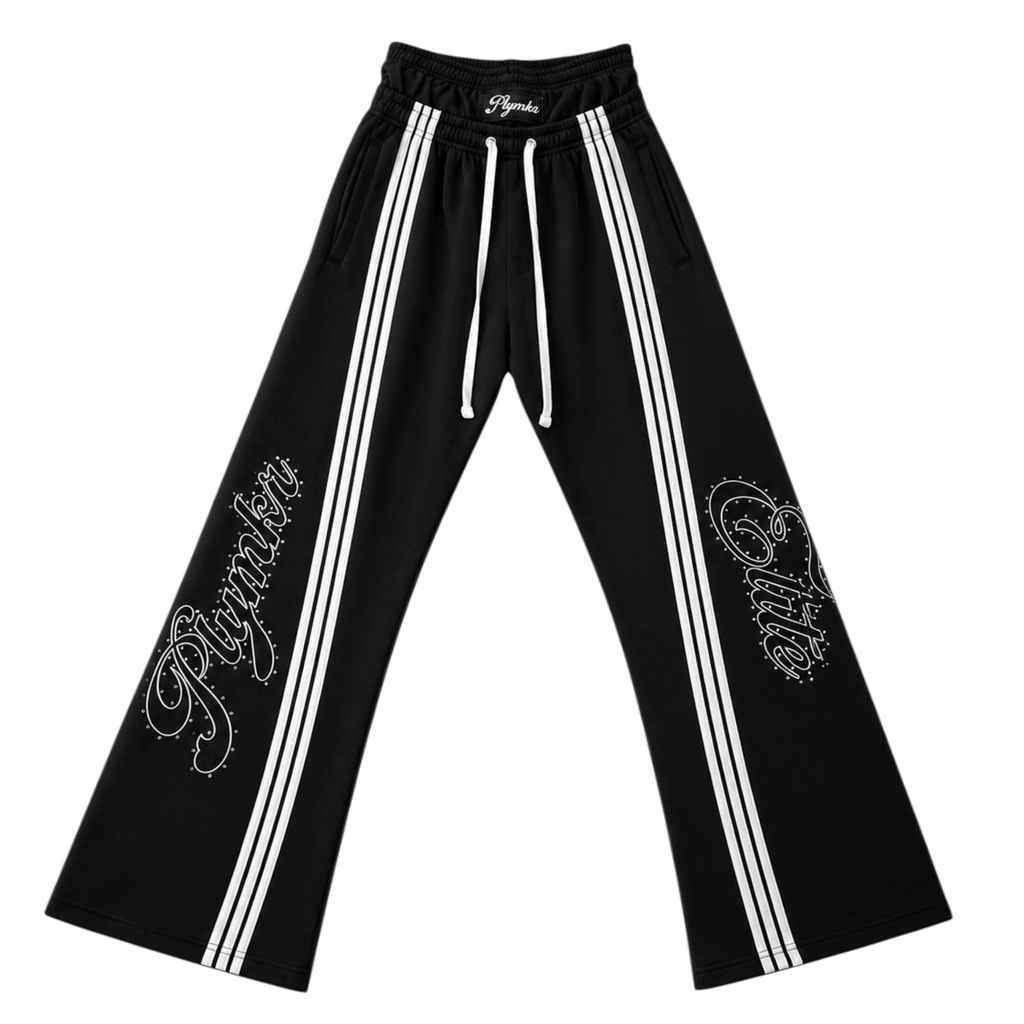 PLY double wasted PE sweats (black)