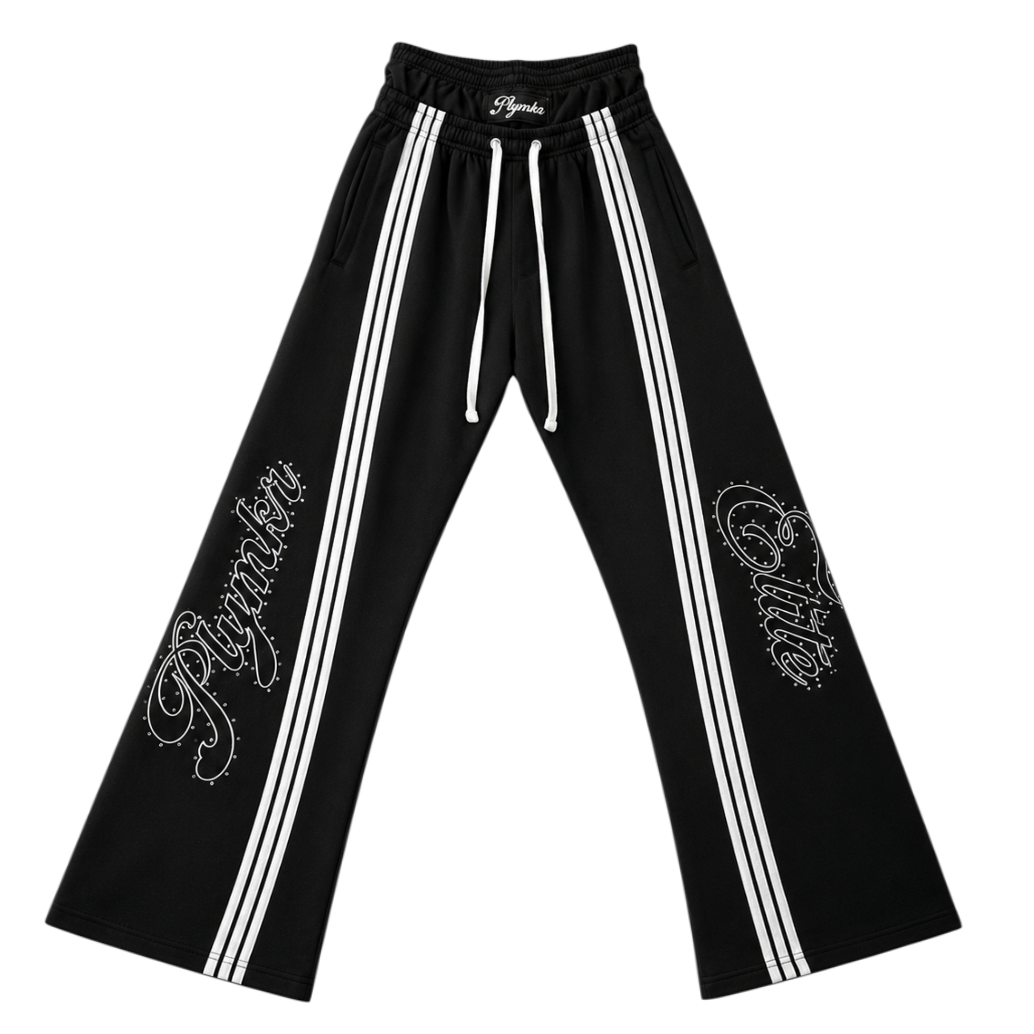 PLY double wasted PE sweats (black)