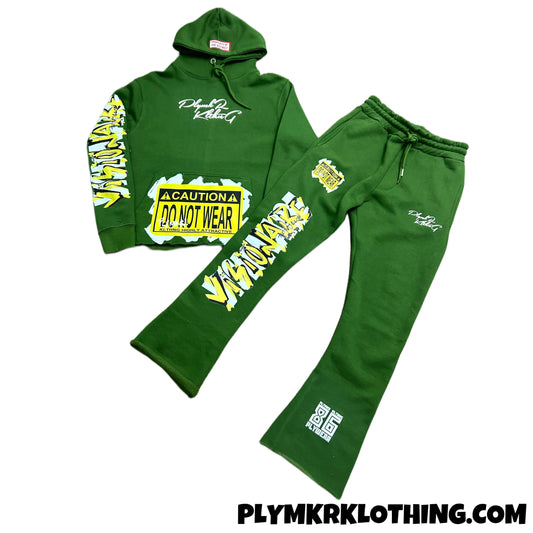 Pre-Caution v1 Sweatsuit Green