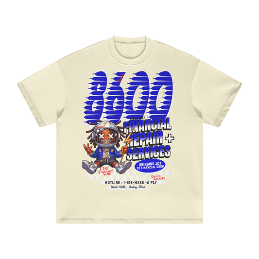 8600 Financial Repair Service Tee ( Cremè Bléu-Lay )