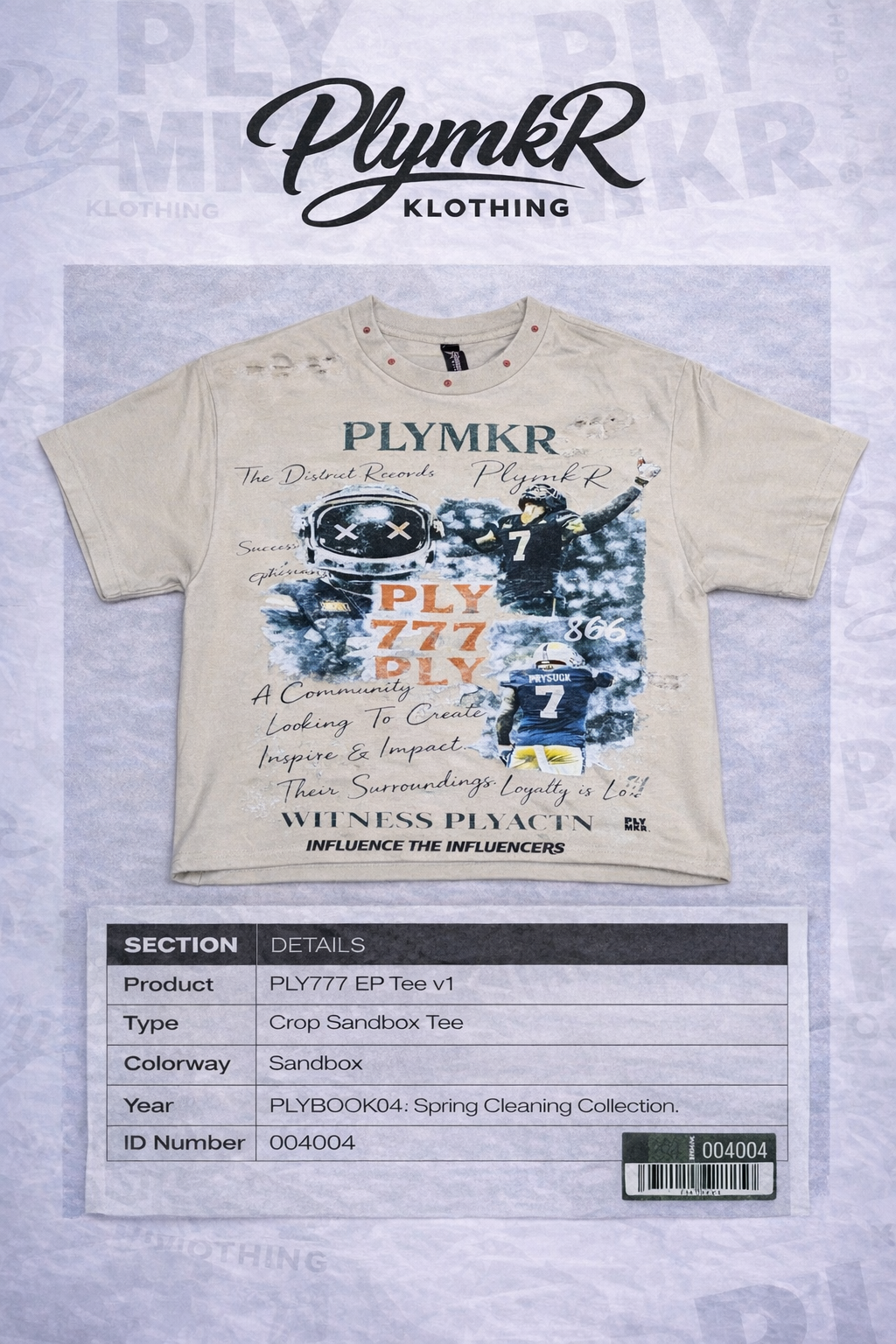 PLY777 EP Tee v1 (Sandbox)