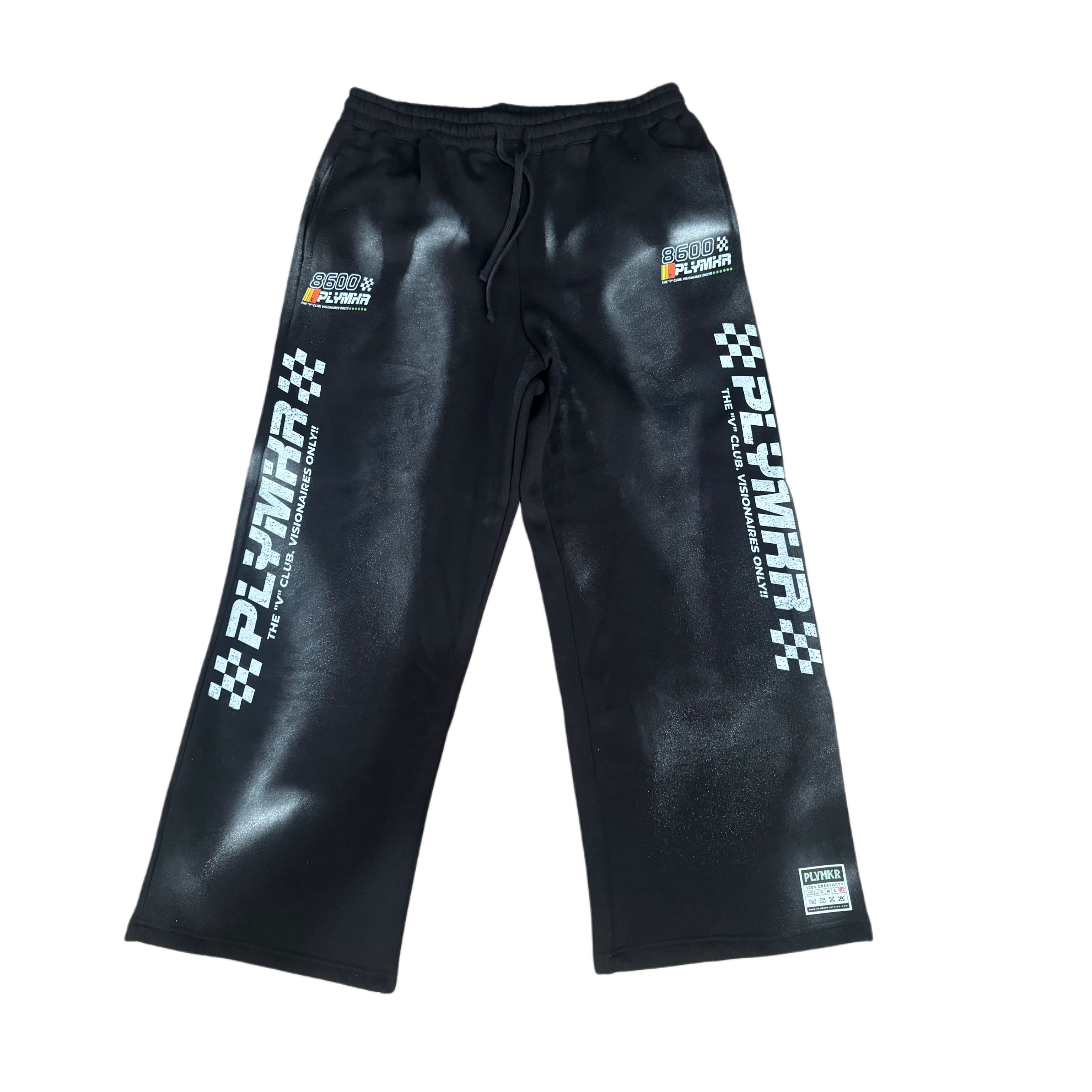 Track 1v Baggy Sweats (Black)