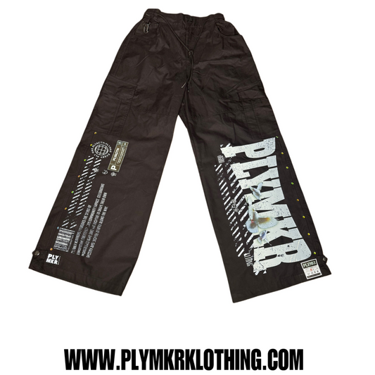 “Free Birds” Oversize Utility Pants (BLCK) v1
