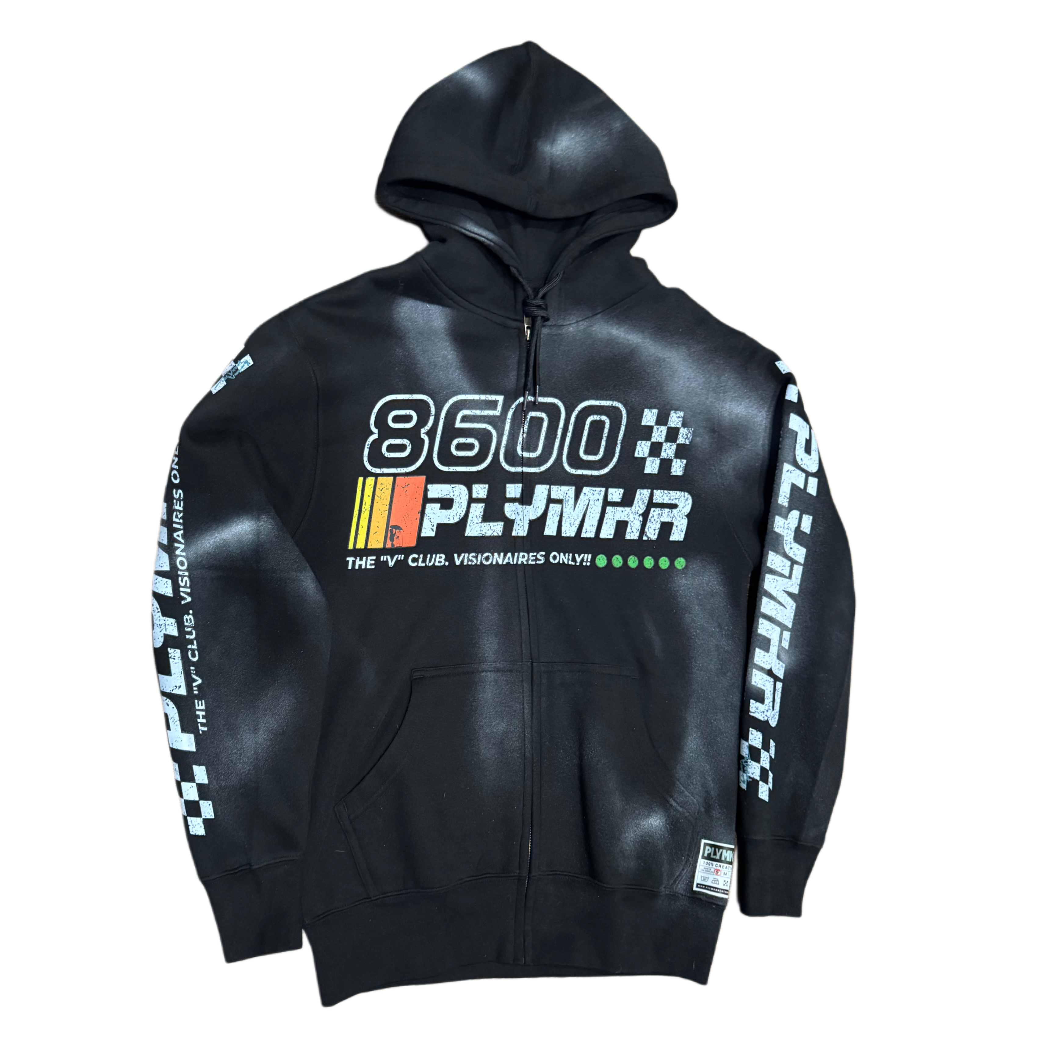 Track 1v ZipHoodies (Black)