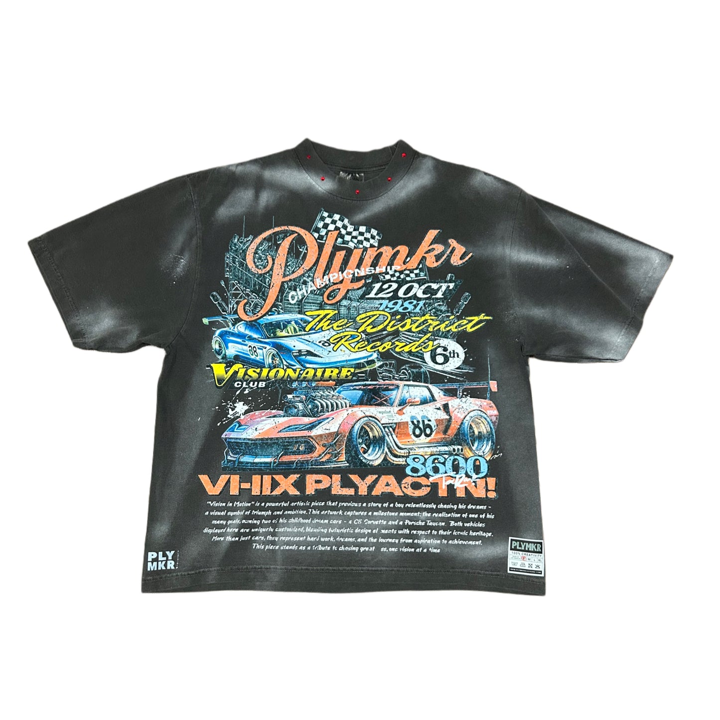 “Vision in Motion” Box Tee (Black)
