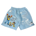 Baby Boxer Metallic Shorts ( Baby Blue)