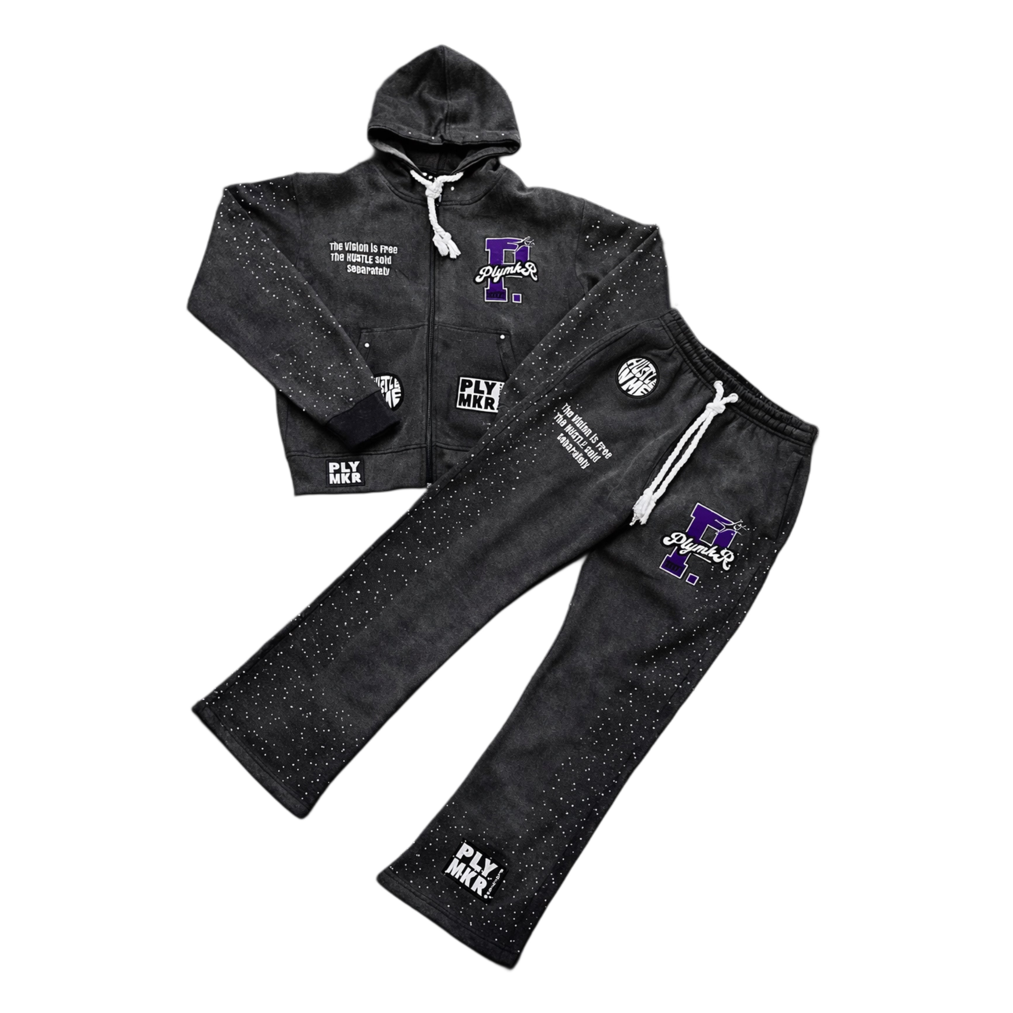 Hustle Sold Separately Purple Shadow PLYSUIT