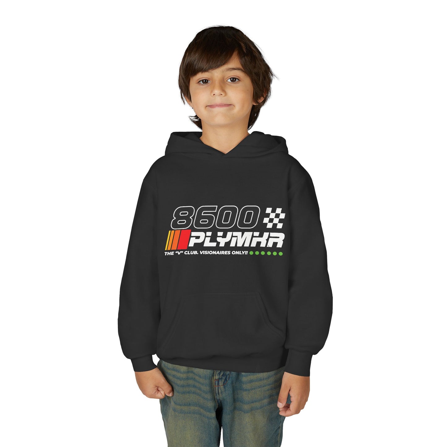 8600 PLYMKR on the go Racing Youth Hoodie