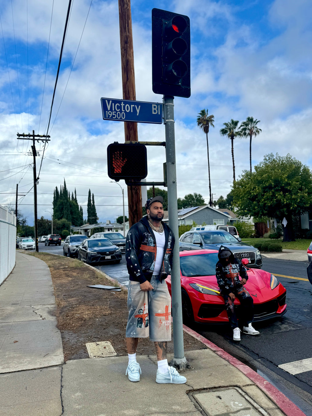 Victory Blvd “Children of The Field” ZipHoodie (Black)v1