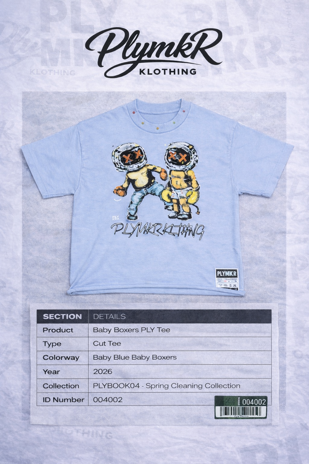 Baby Boxers PLY Tee (BabyBlue)