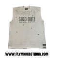 SOLD OUT (Buss) Muscle Tee Ash White v1
