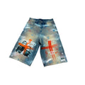 Victory Blvd “Children of The Field” 3/4 Jorts (Denim)v1