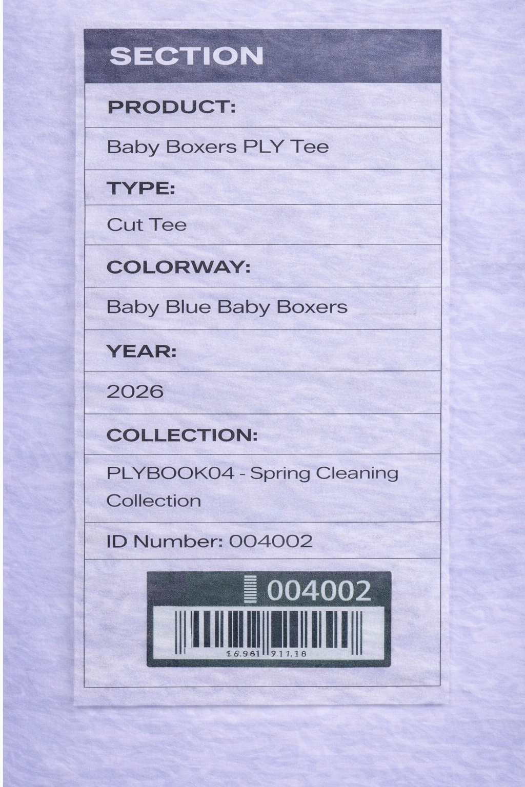 Baby Boxers PLY Tee (BabyBlue)