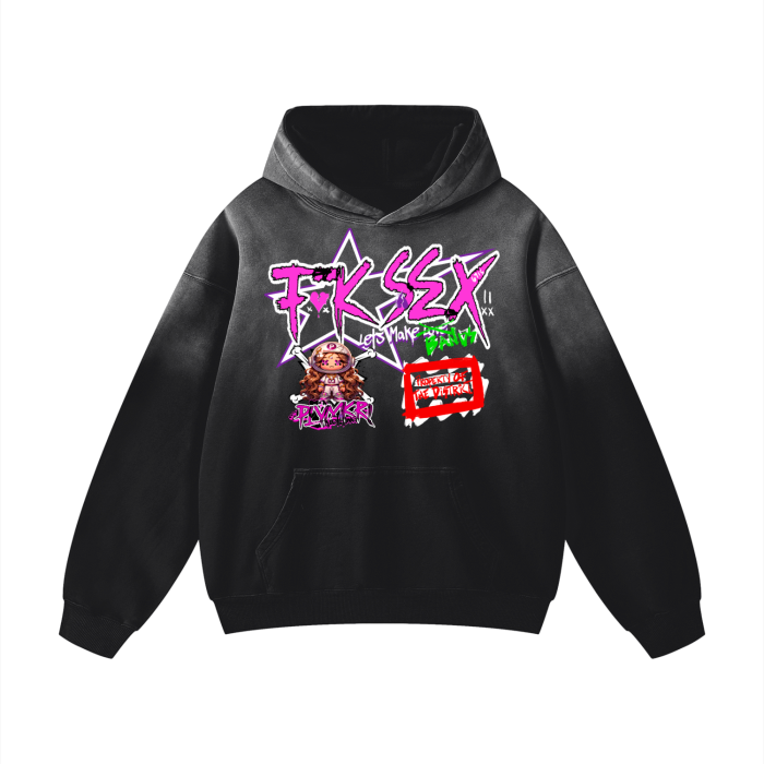 F**k Sex La Princessa Hoodie (Ply Pink)