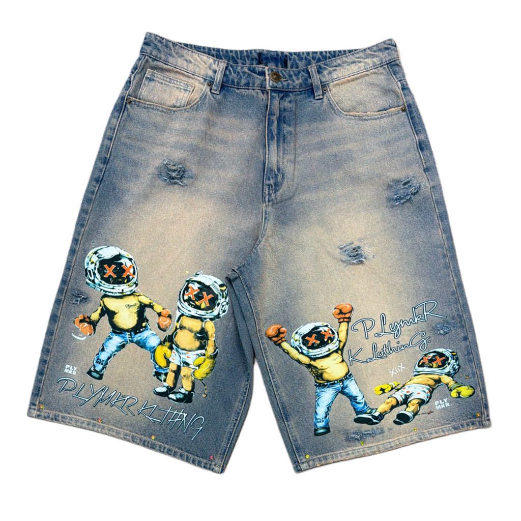 Baby Boxer 3/4 Denim PLY Jorts