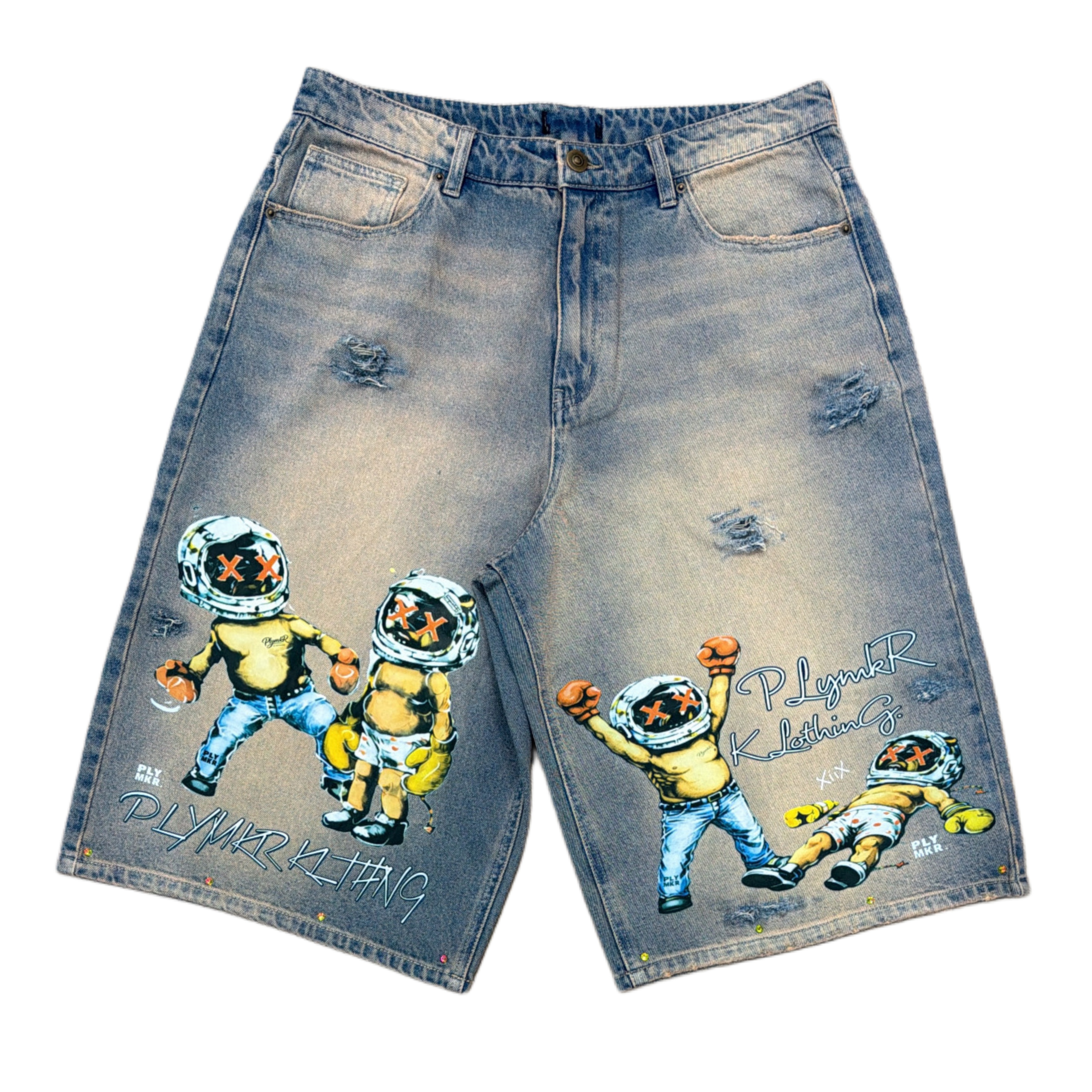 Baby Boxer 3/4 Denim PLY Jorts