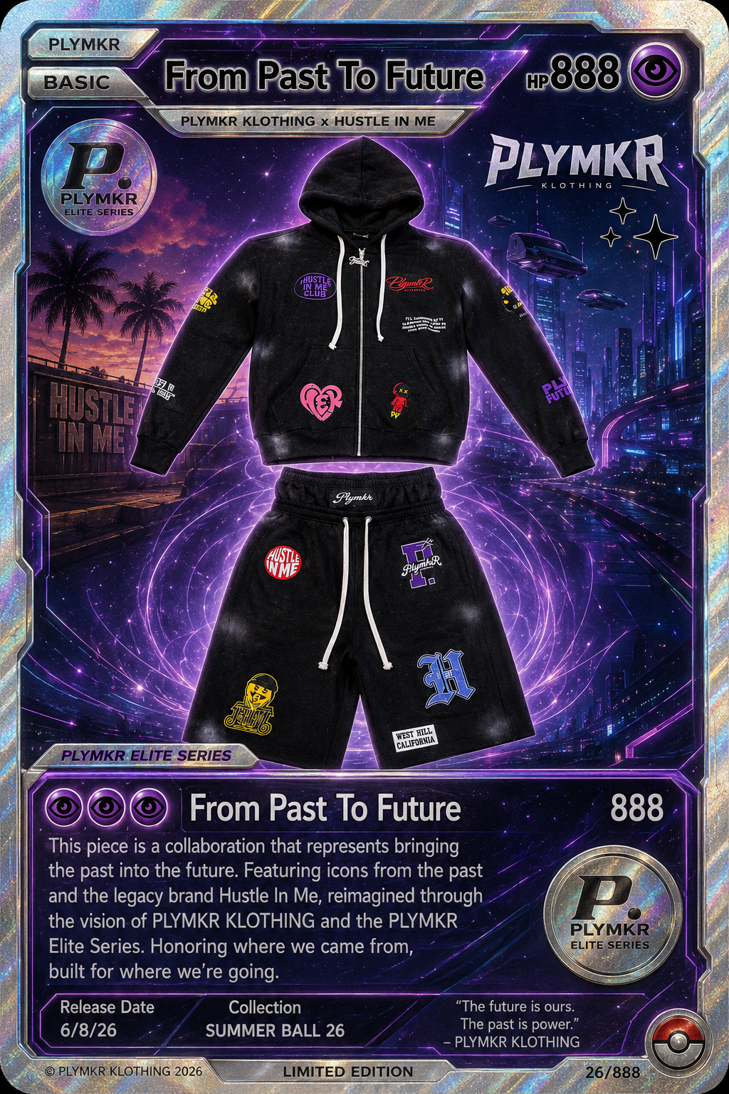 From Past To Future PLYSUIT (Black)