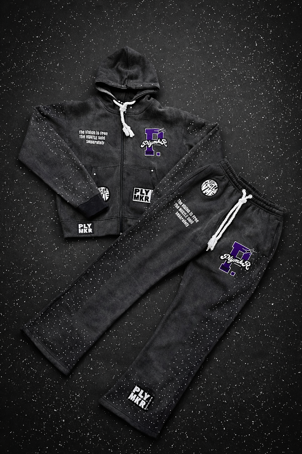 Hustle Sold Separately Purple Shadow PLYSUIT