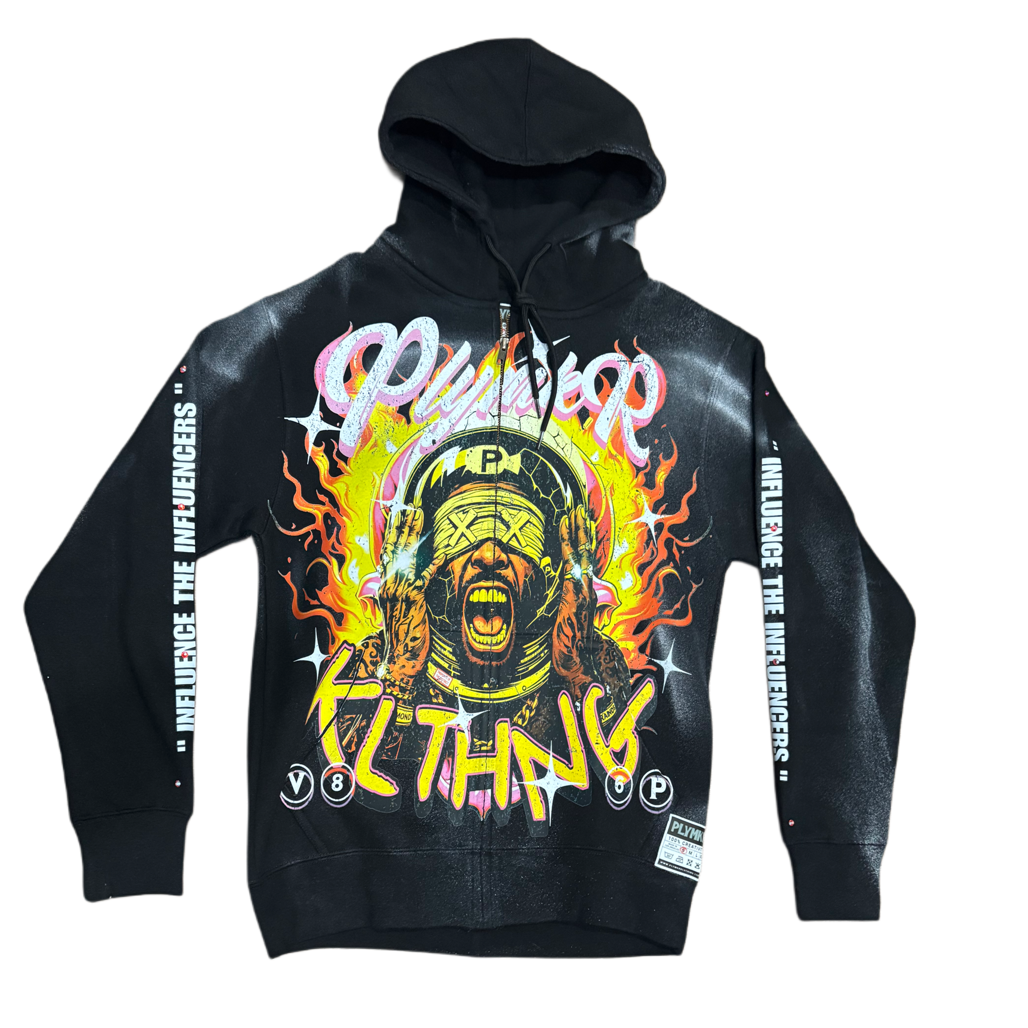 Furious Frank v1 ZipHoodie (Black)