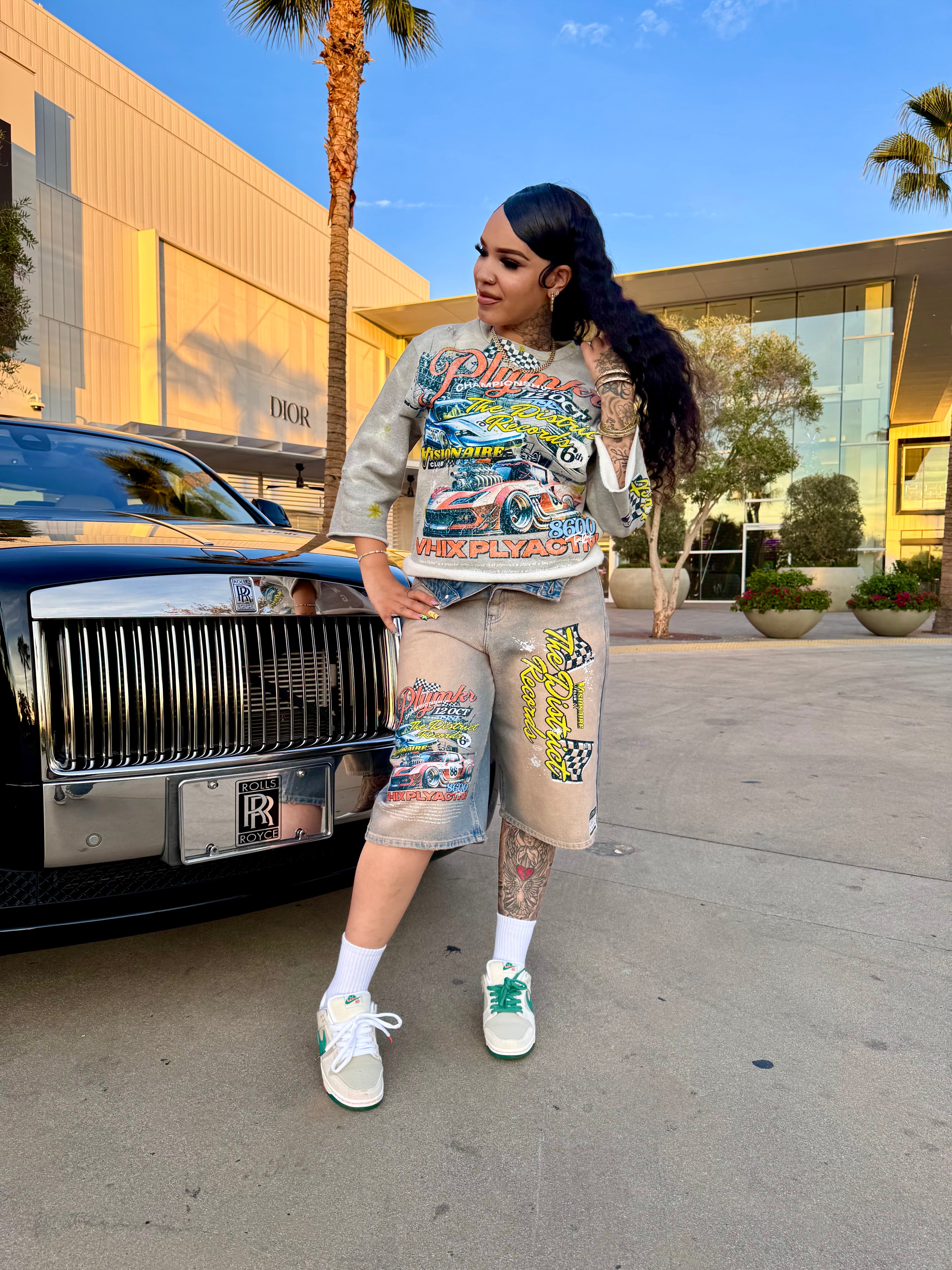 Vision in Motion 3/4 Jorts (Denim)