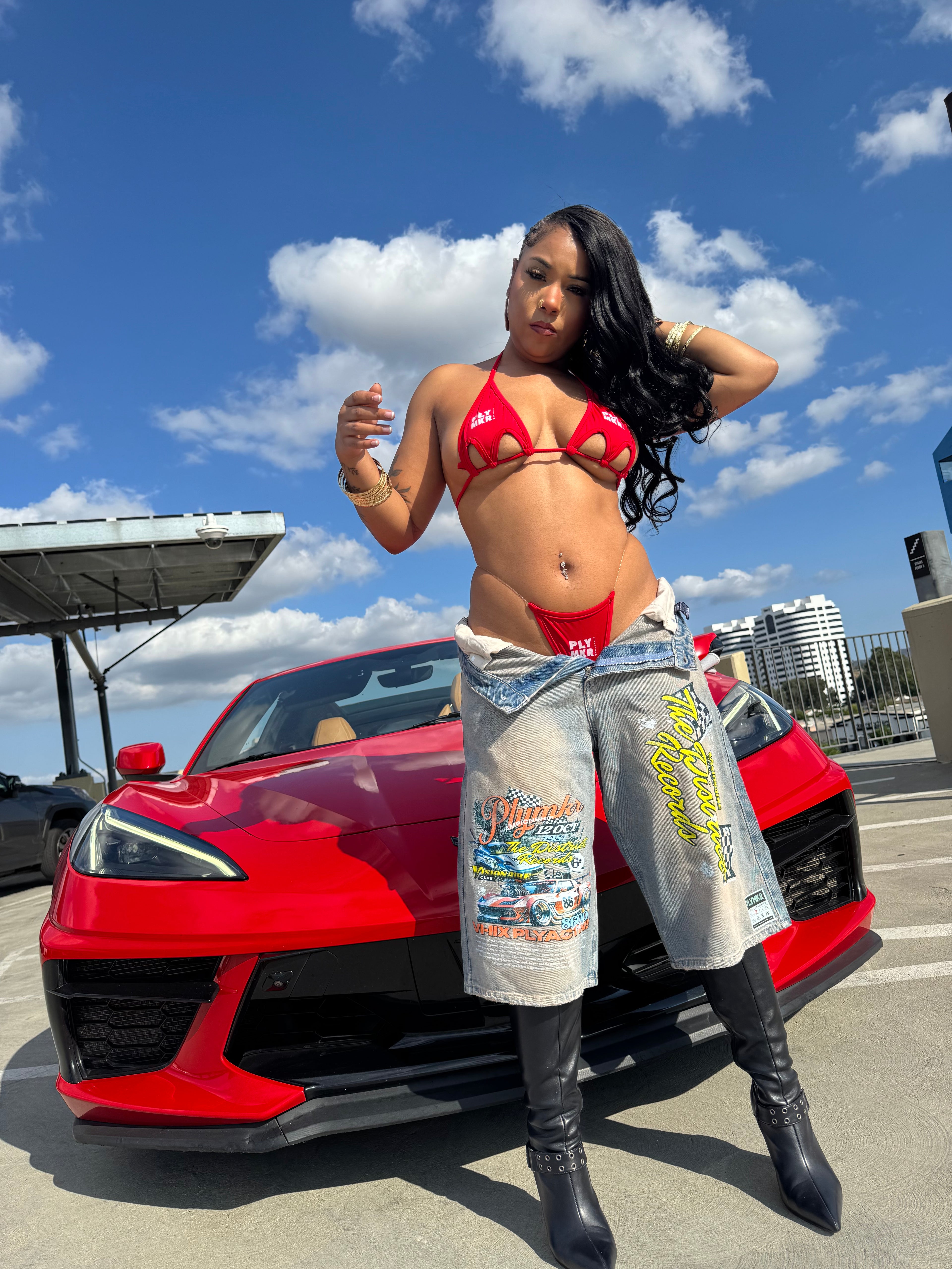 Vision in Motion 3/4 Jorts (Denim)