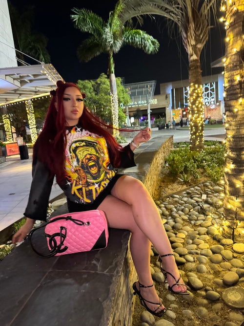 Furious Frank 3/4 Sweatshirt (Black)