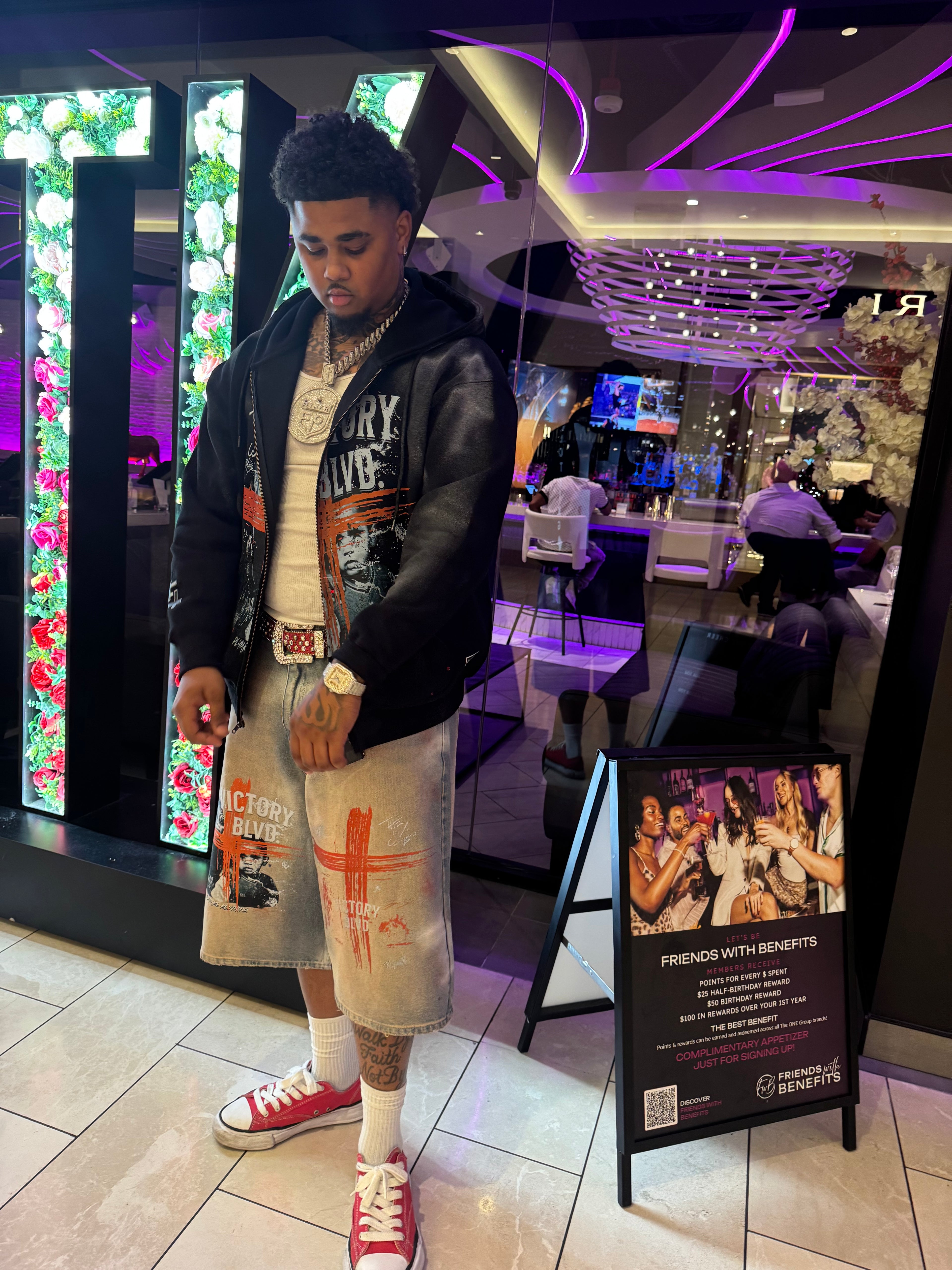 Victory Blvd “Children of The Field” ZipHoodie (Black)v1