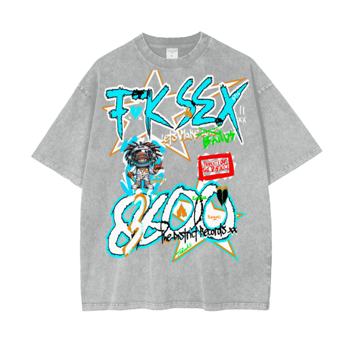 F**k Sex Icey Igloo Boy Tee v1 (Acid Grey)