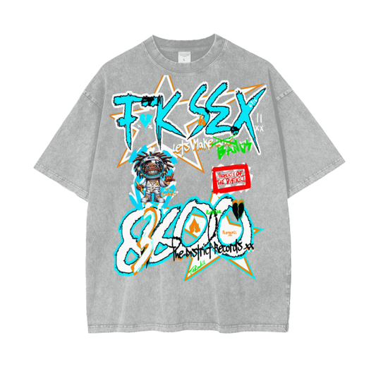 F**k Sex Icey Igloo Boy Tee v1 (Acid Grey)